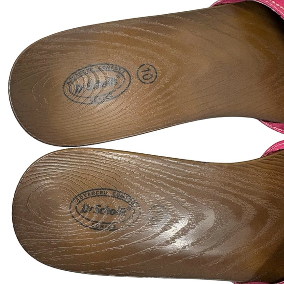 Dr. Scholl's Advance Comfort Sintetico Women's Hot Pink Slide Sandals Size 10 - Picture 5 of 10